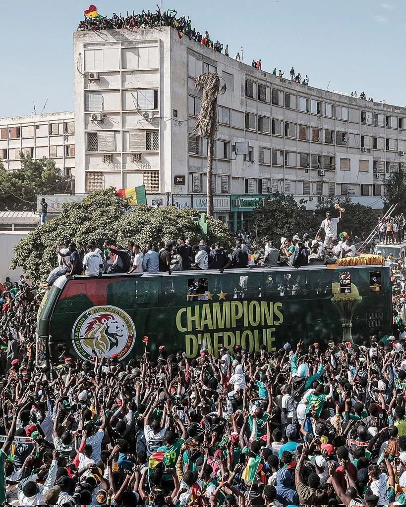 Senegal AFCON 2025 Victory Parade in Dakar on Monday. File Photo