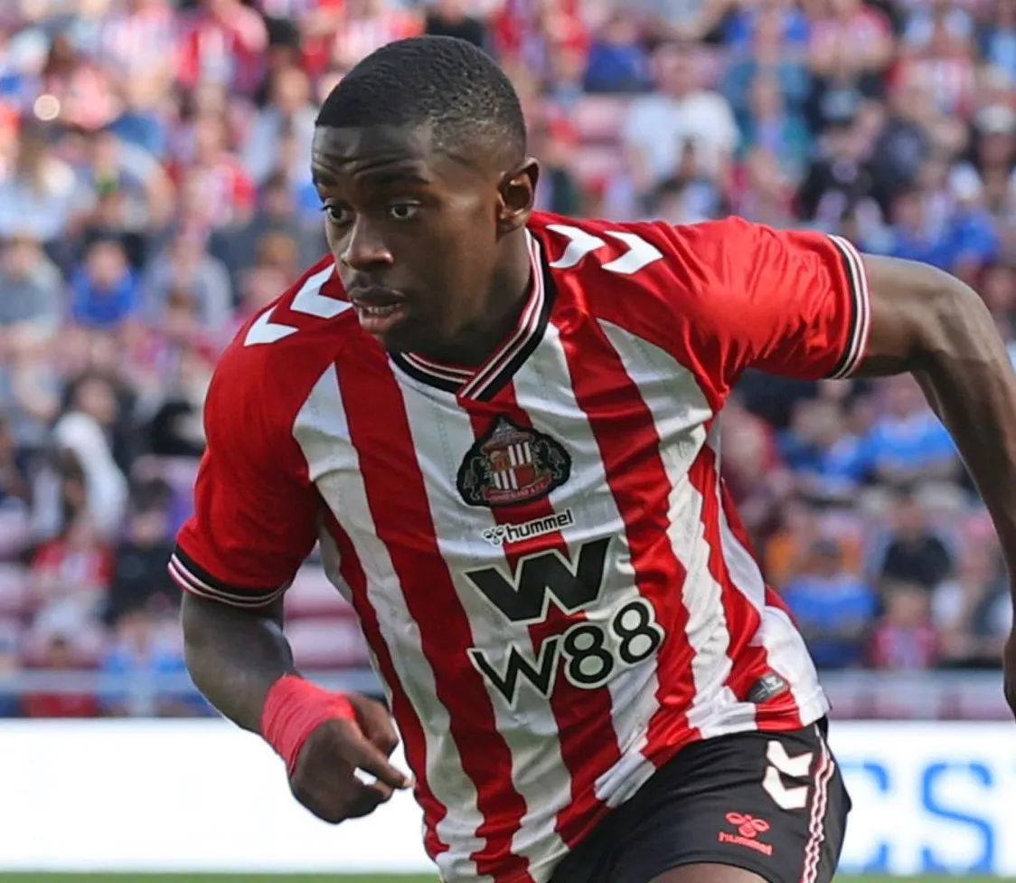 Congolese Midfielder Sadiki in premier league action for sunderland recently. Courtsey Photo