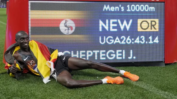 Uganda's Joshua Cheptegei Wins Olympic 10,000m Gold in Record Time